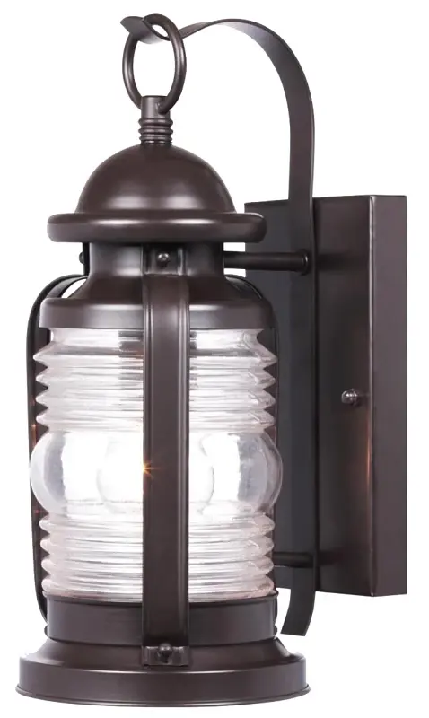 Westinghouse Weatherby Series 62301 Outdoor Wall Lantern, Alloy Fixture, Bronze Fixture