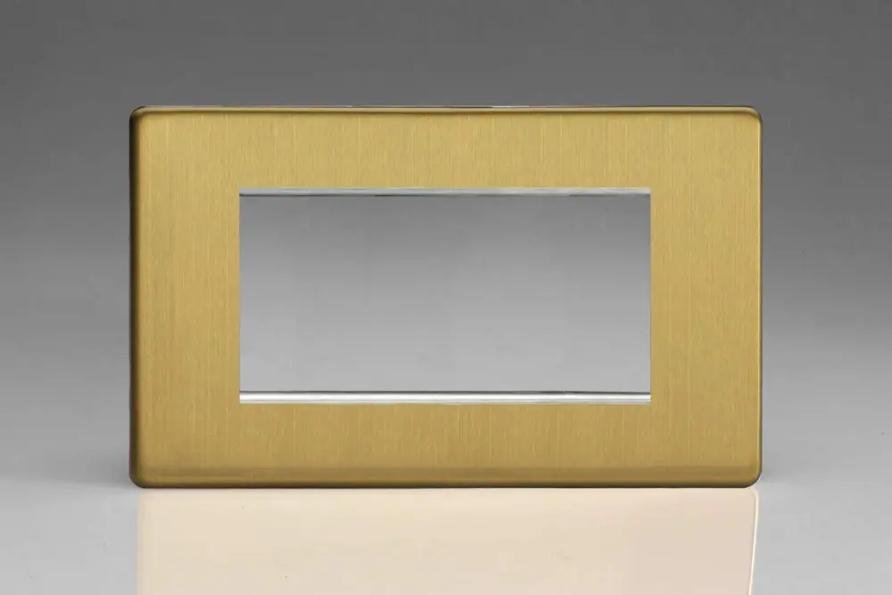 Varilight XDBG4S DataGrid Satin-brushed Brass 3 or 4 Grid Space