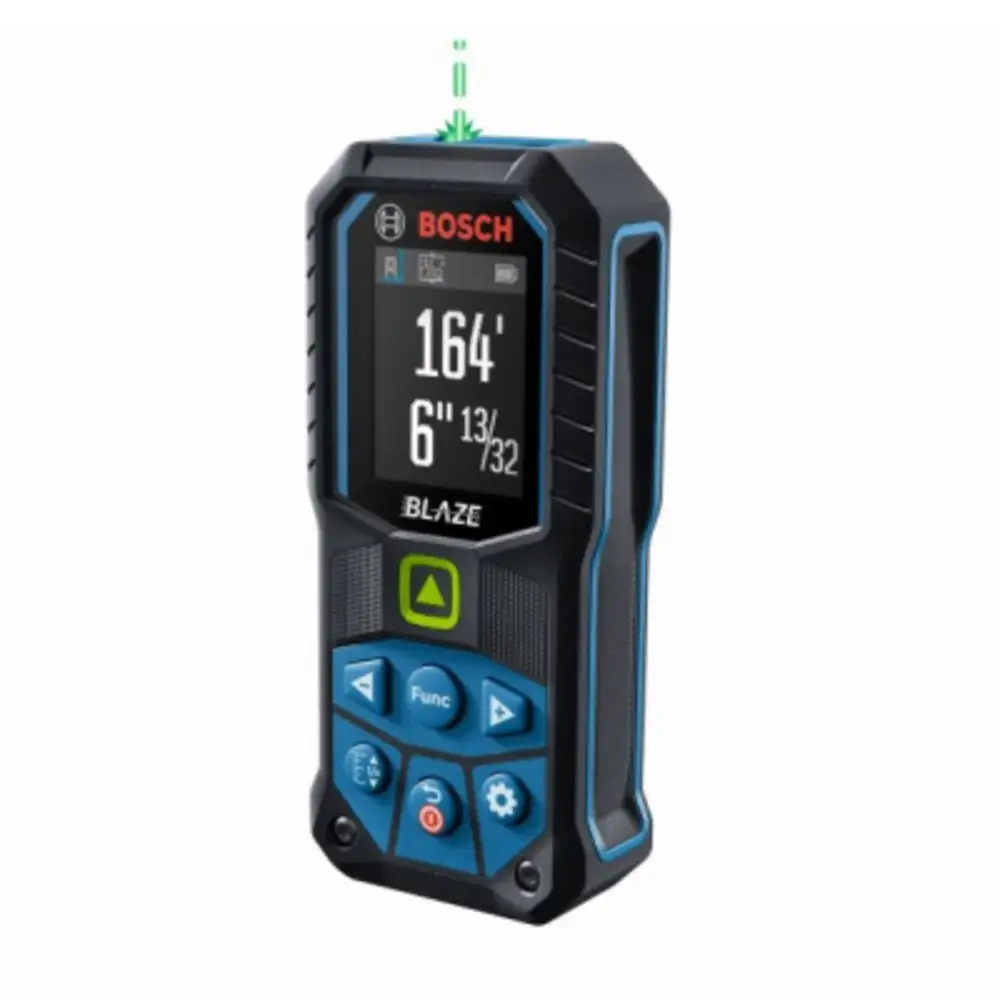 Bosch GLM165-25G Blaze Green Beam Laser Measure 165 Feet Range Backlit Display
