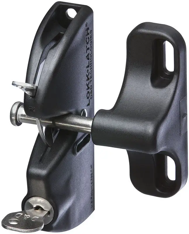 National Hardware 4.56 Polymer Stainless Steel Automatic Gate Latch Fences