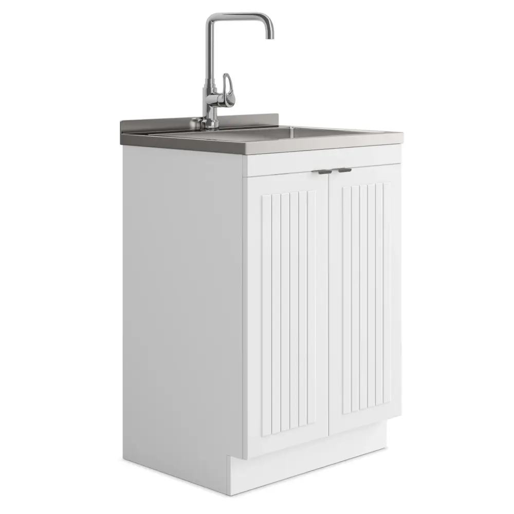 Murphy - Laundry Cabinet & Faucet And Rust-proof Steel Sink
