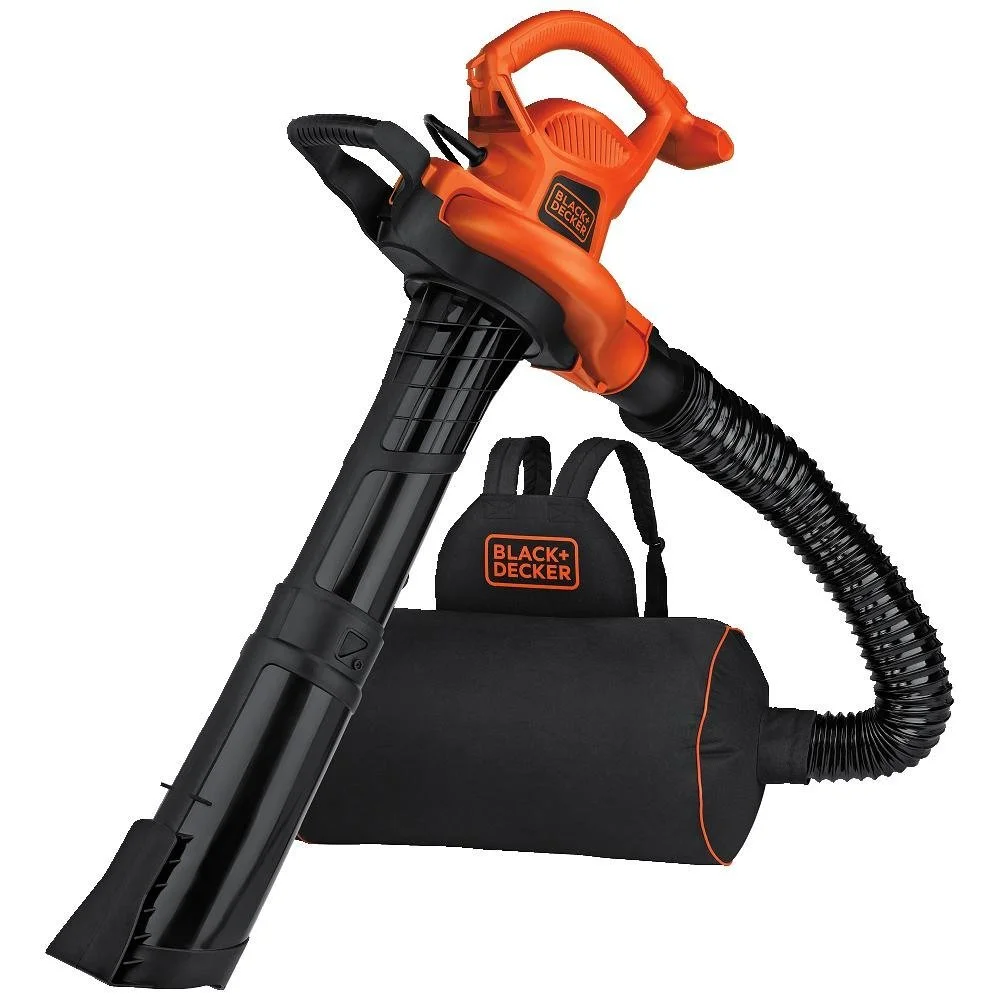 Black & Decker BEBL7000 VACPACK 3--1 Leaf Blower Vacuum Mulcher 12 Amp