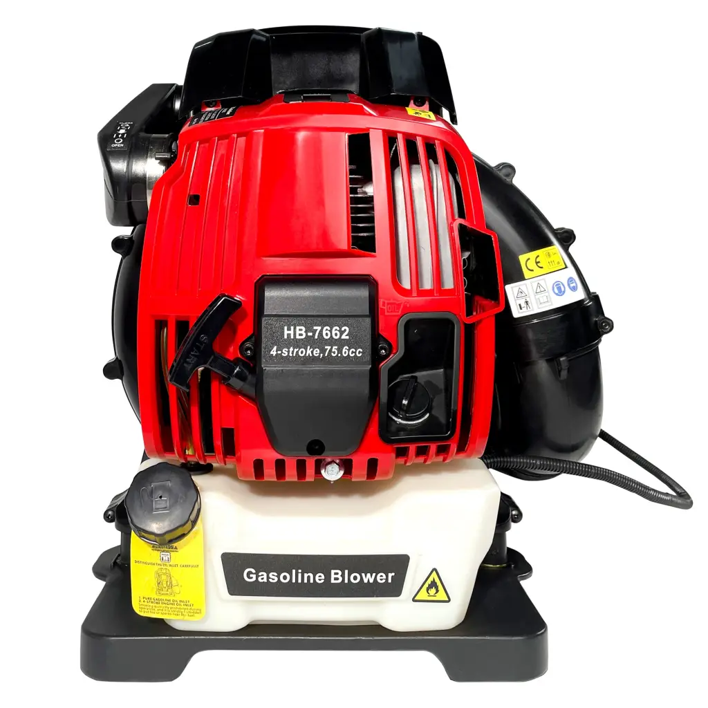 Backpack Gas Leaf Blower 76Cc 660Cfm 200Mph 4 Stroke Air Cooling Garden Tool hengbo store