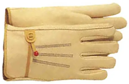 GRAIN PALOMINO COWHIDE GLOVES - Premium Leather Gloves Heavy-Duty Work Wells Lamont