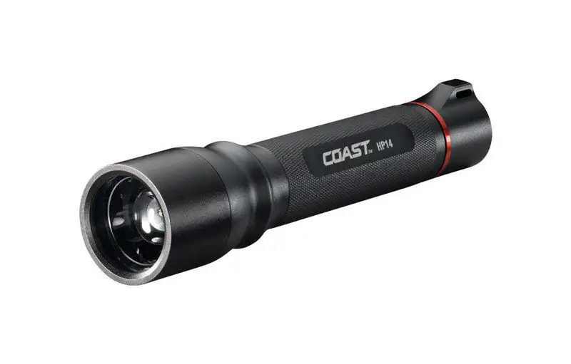 Coast Black Aluminum AA Battery LED Flashlight 629 Lumen Waterproof