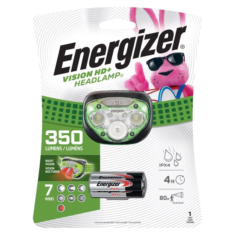 Energizer 400 Lumen Gray LED Flashlight AA Battery