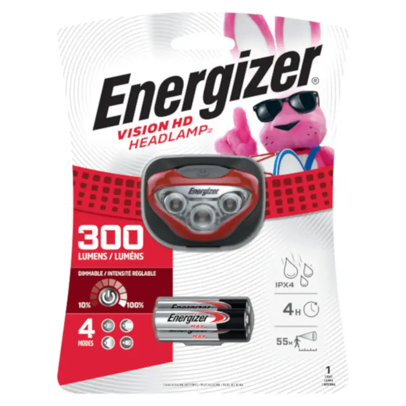 Energizer Vision HD 270 Lumen Gray LED Flashlight AAA Battery