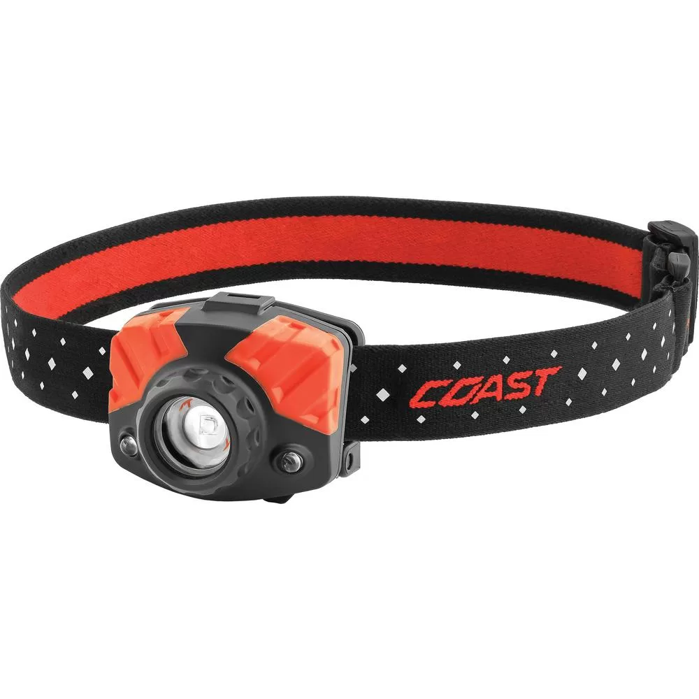 Coast FL65 400 Lumen Dual Color LED Headlamp Outdoor and Work