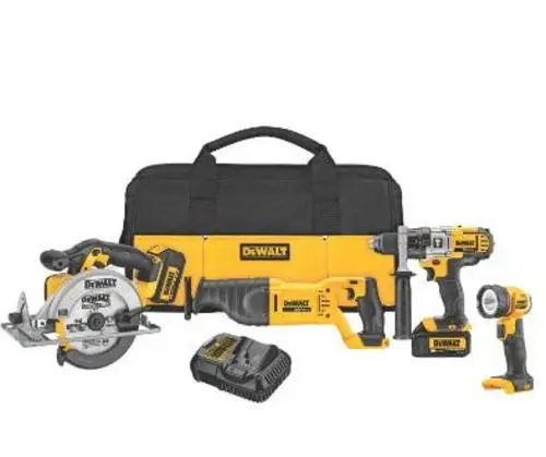 Jobsite LED Spotlight - Bright Construction Hand Tool Work Sites DeWalt