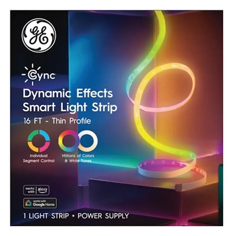GE 93131897 Airy Strip, 120 V, 18 W, LED Lamp, 2000 to 7000 K Color Temp
