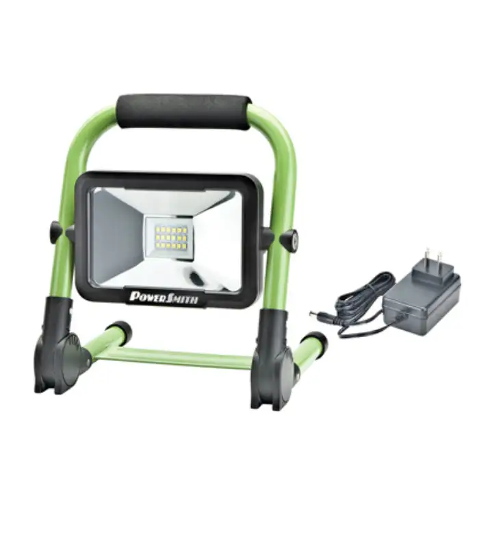 PowerSmith PWLR1110F Compact Foldable Rechargeable LED Work Light 900 Lumens 10W