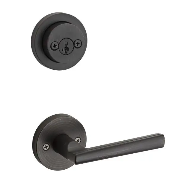Montreal Double Cylinder Interior Leverset - Home Hardware Tools Kwikset