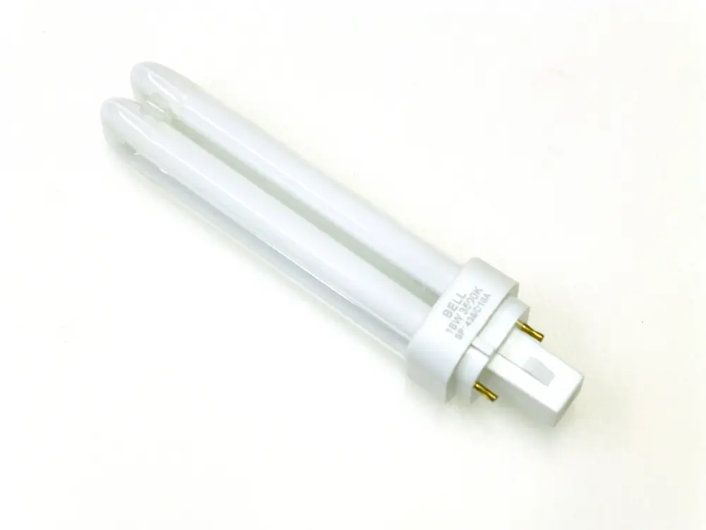 10x 18 watt CFL 2 pin Energy Saving Lamp 18W Chic White 840 G24d-2 Double turn BELL