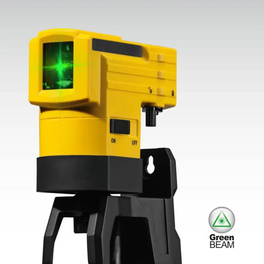 Stabila LAX50G Cross Line Emerald Laser Pole Included