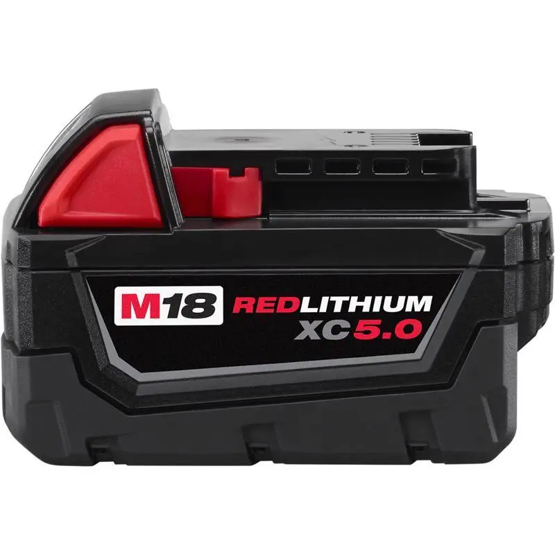 Milwaukee M18 RedLithium XC5.0 5Ah Lithium-Ion Battery Pack 1 pc Power Tools