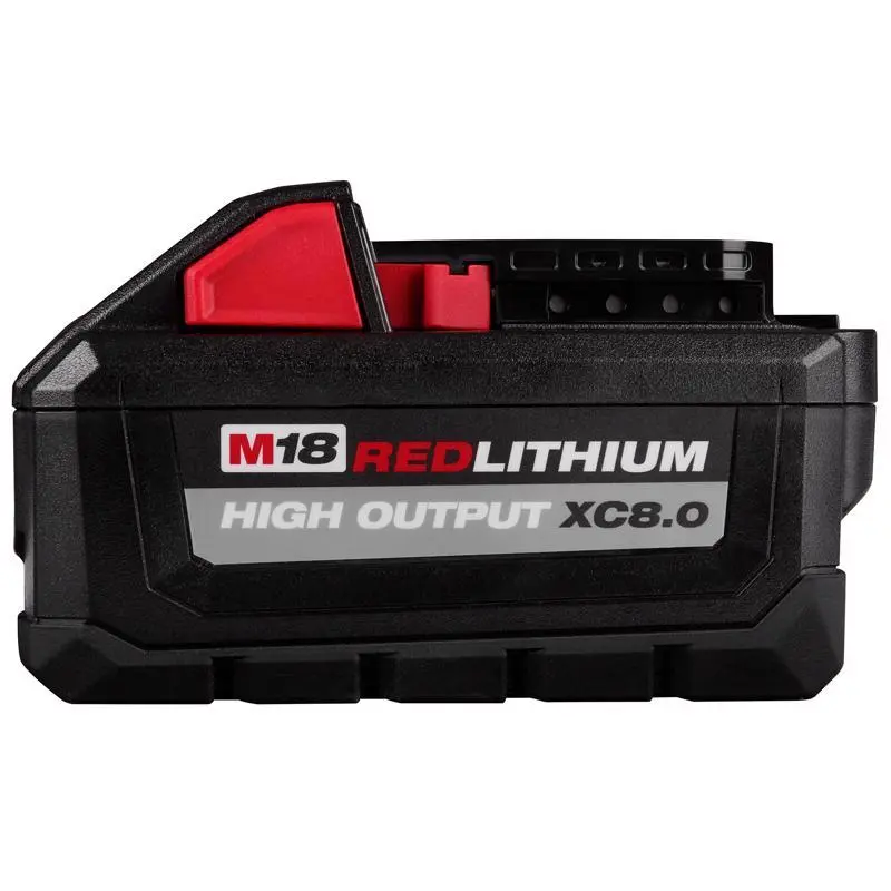 Milwaukee M18 REDLITHIUM XC8.0 18V 8Ah High Output Lithium-Ion Battery Pack