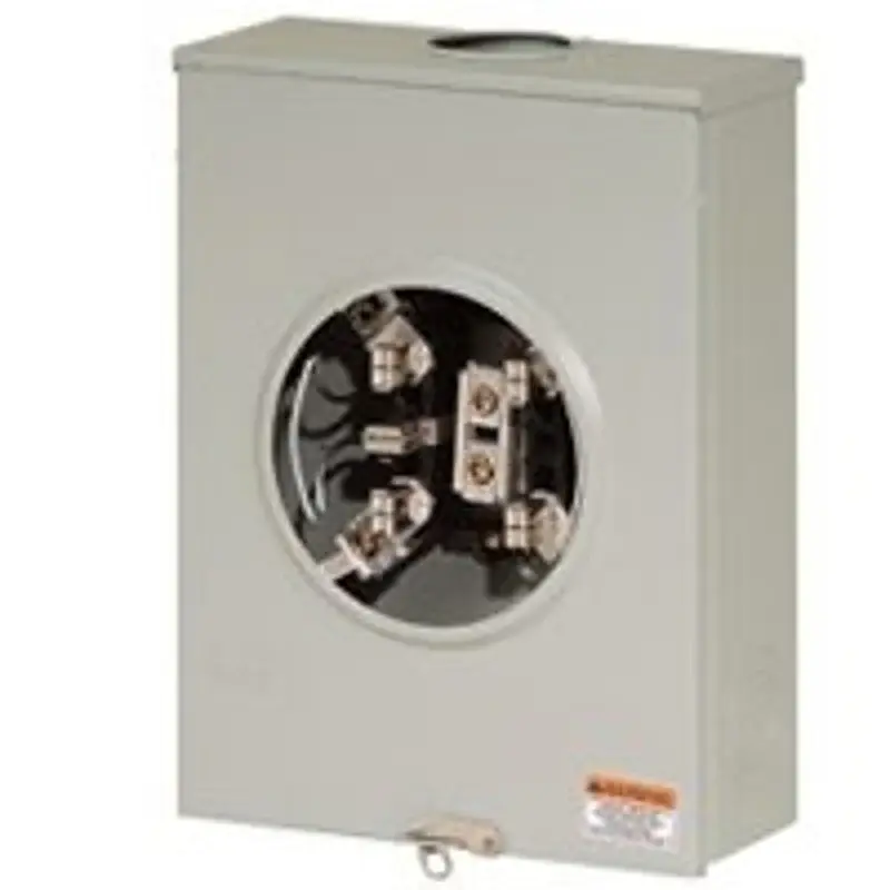 Cutler-Hammer UGHTRS213BE Meter Socket, 1-Phase, 200 , 600 V, 5-Jaw, 1-Socket