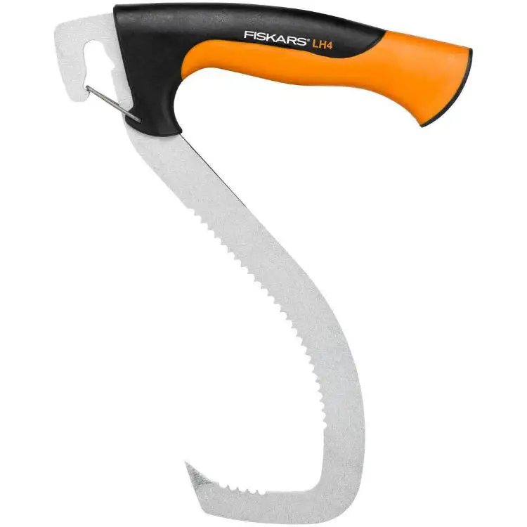 Fiskars 360210-1001 Hardened Boron Steel Log Hook Holster 10 Inch Firewood Tool