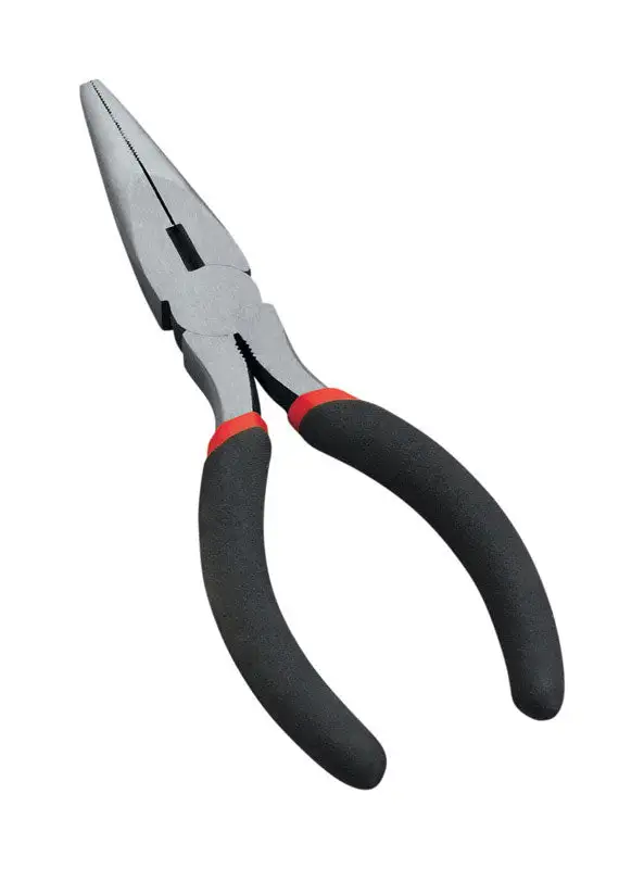 Home Plus 6 Inch Steel Long Nose Pliers Pack 12 Precision Work