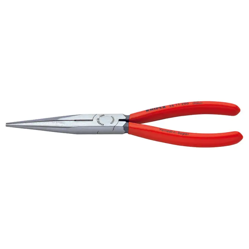Knipex 8 . Chrome Vanadium Steel Long Nose Pliers Cutter Red 1 pk Professional Tool