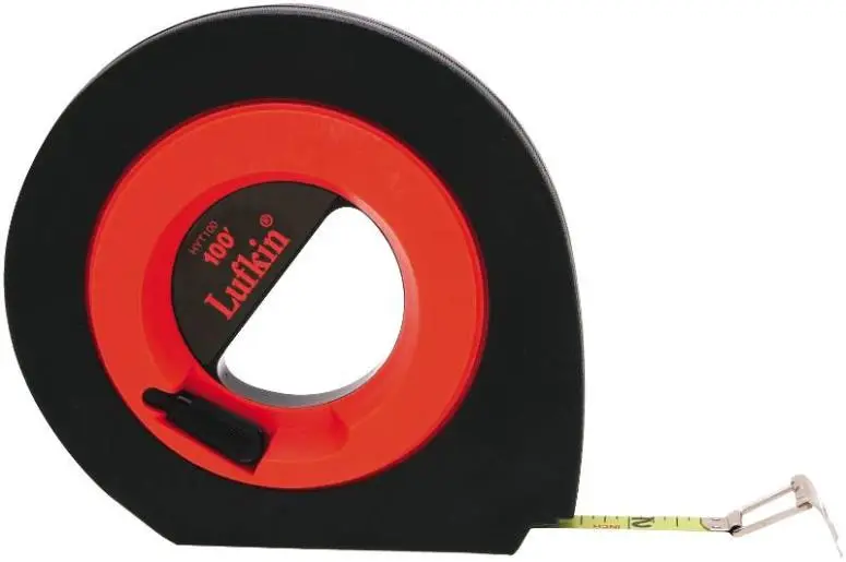 Lufkin HYT100 Long Tape Rules 100' x 3/8 Professional and DIY Use