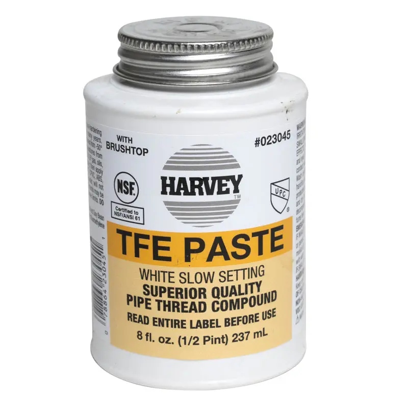 Harvey TFE Paste 8 oz Thread Sealant and Lubricant