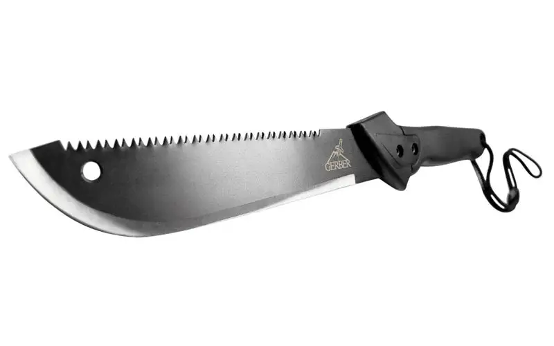 Gerber 31-000759 Junior Gator Machete High Carbon Steel 18-3/4 Inch Compact Tool