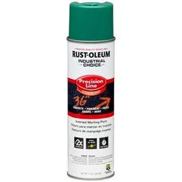 Industrial Choice Marking Paint Safety Green 17-Ounce High-Visibility Rust-Oleum