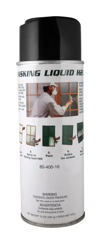 Associated Paint Clear Masking Liquid H2O Interior Wood Vinyl and Aluminum Pack 6