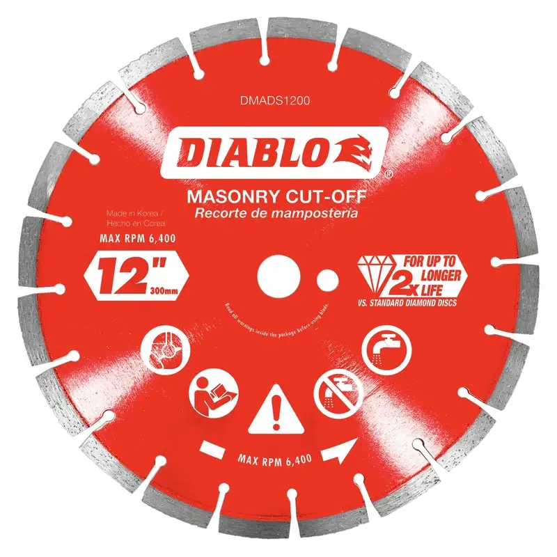 Diablo 12 Inch Diamond Segmented Masonry Cut-Off Disc