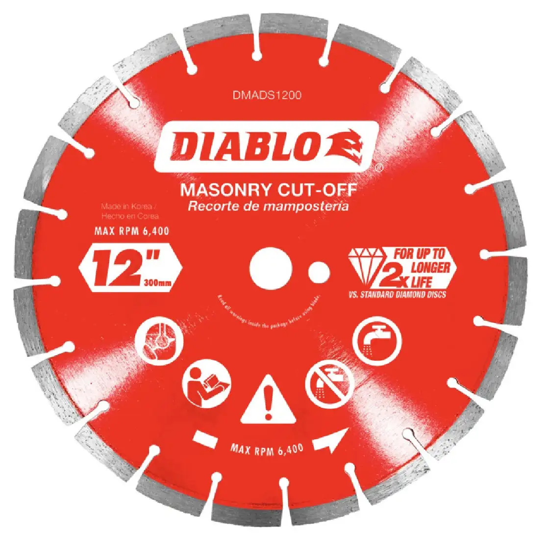 Diablo DMADS1200 Diamond Saw Blade 12 Inch Masonry and Concrete