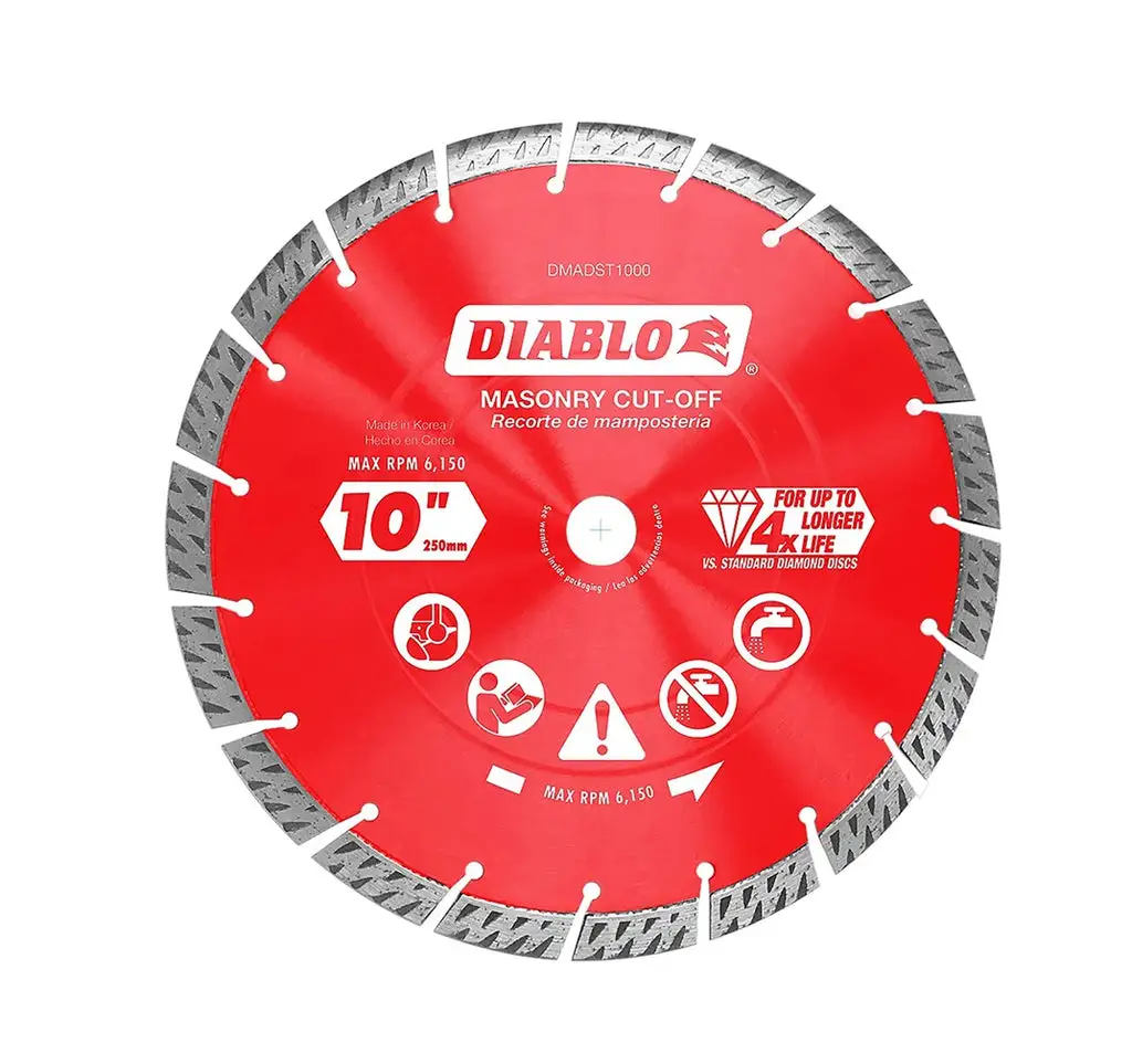 Diablo DMADST1400 14-Inch Diamond Segmented Turbo Cut-Off Disc Masonry and Concrete