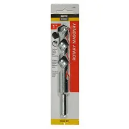 Masonry Drill Bit Extra Length 1 x 6-Inch Deep Hole Drilling Master Mechanic