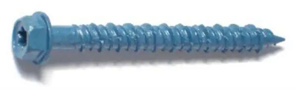 MidWest 51214 TorqueMaster Hex Star Drive Masonry Screw 1/4x2-1/4 Inch 100-Pack