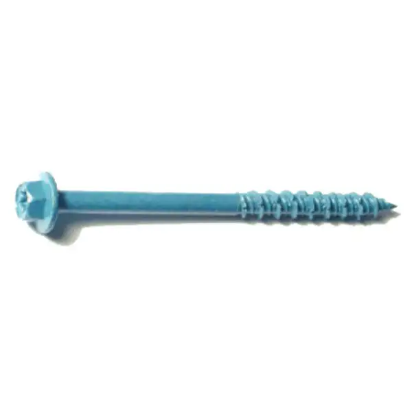 MidWest 51219 TorqueMaster Hex Star Drive Masonry Screw 5/16x3-1/4 Inch 50-Pack