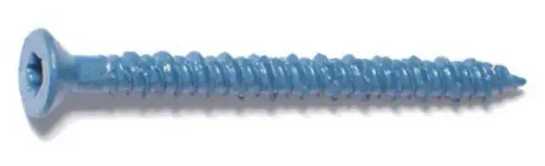 MidWest 51224 TorqueMaster Flat Star Drive Masonry Screw 3/16x2-3/4 100-Pack Masonry Work