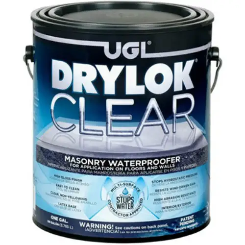 Drylok 20913 Non-Pigmented Masonry Waterproofer Clear 1 Gallon Sealant