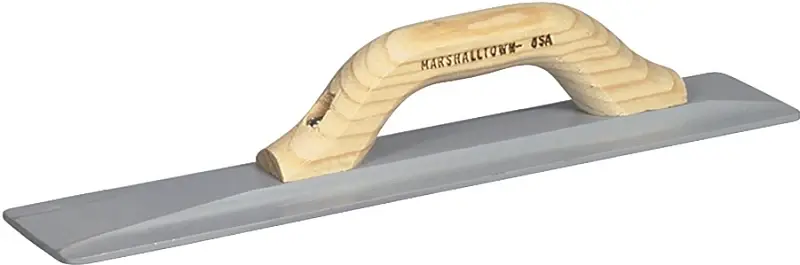 Marshalltown 146 Hand Float, 20 L Blade, 3-1/8 W Blade, Mg alloy Blade, Beveled End Blade, Wood Handle