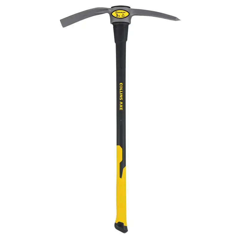 Collins 5 lb Pick Mattock 36 . Fiberglass Handle Digging and Chopping