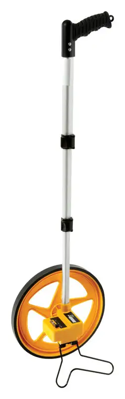 Johnson Structo-Cast 24 Inch L x 5 Inch W Measuring Wheel Black/Yellow 1 pc