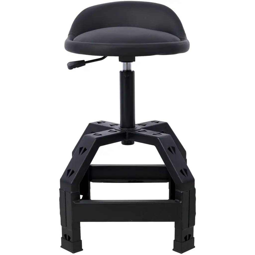 Pneumatic 360 Degree Swivel Stool Mechanics Rolling Creeper Seat Heavy Duty g-h