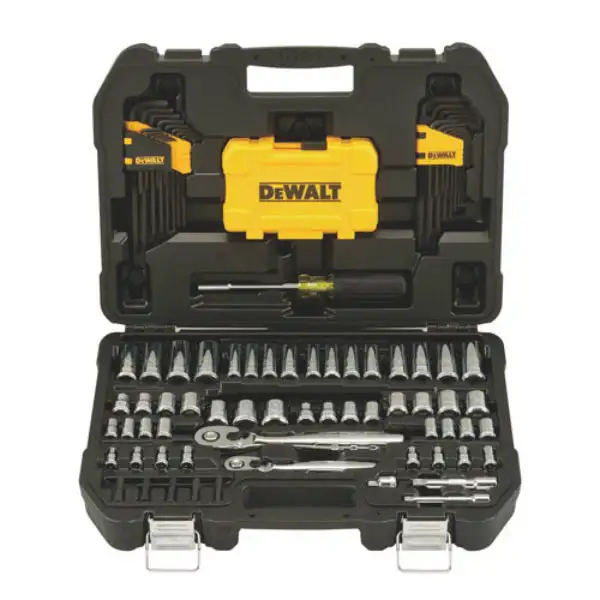 DeWalt DWMT73801 Mechanics Tool Set Storage Case 108-Piece