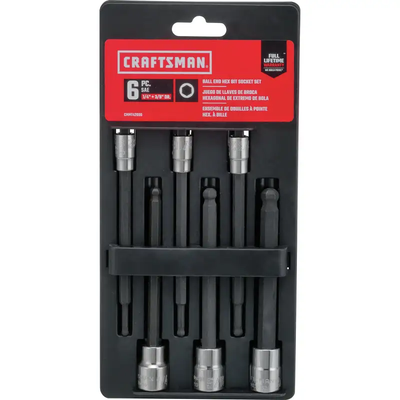 Craftsman 104-Piece Mechanic's Tool Set 1/4, 3/8 Drive Metric and SAE 6 & 12 Point Sockets