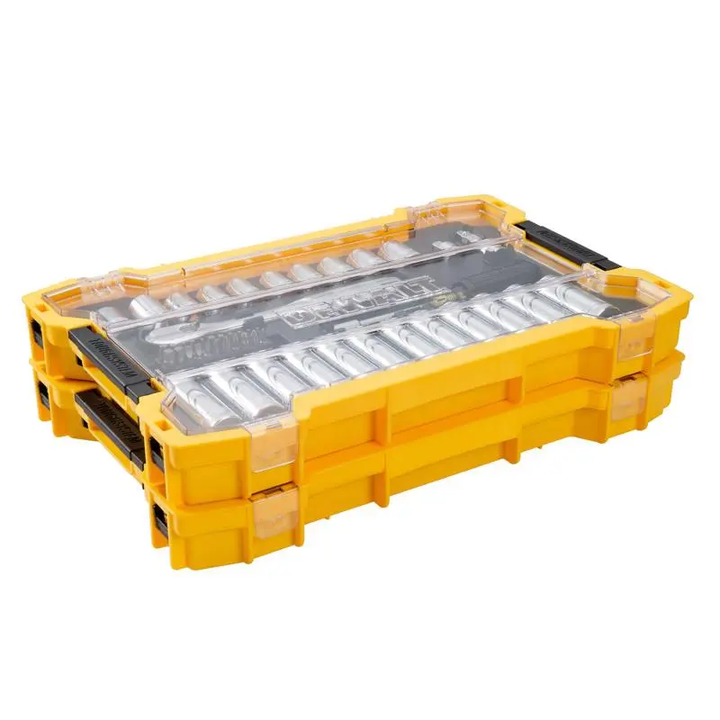 DeWalt ToughSystem 1/4 and 3/8 . drive Metric/SAE Mechanic's Tool Set 131 pc