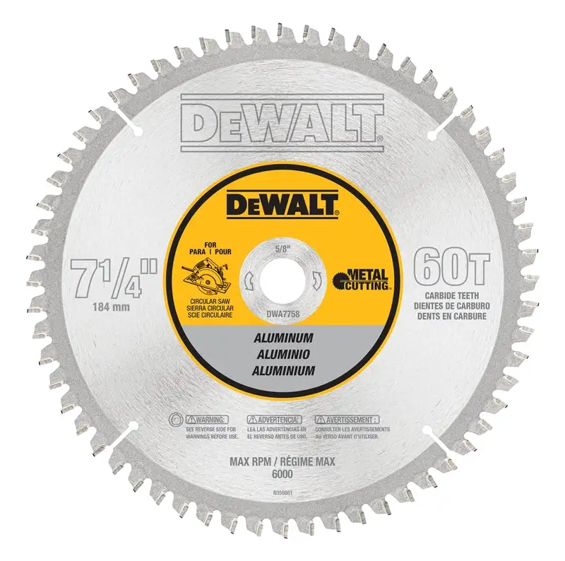 DeWalt DWA7758 Wet & Dry Metal Cutting Saw Blade 7-1/4 Inch Diameter