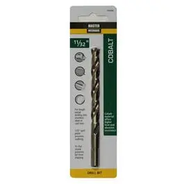 11/32 x 4-3/4 Inch Cobalt High-Speed Drill Bit Metal Master Mechanic