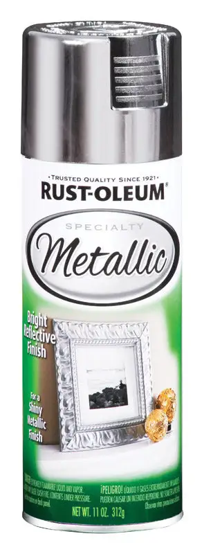 Rust-Oleum Specialty Metallic Silver Spray Paint 11 oz 6 Pack Metal and Wood