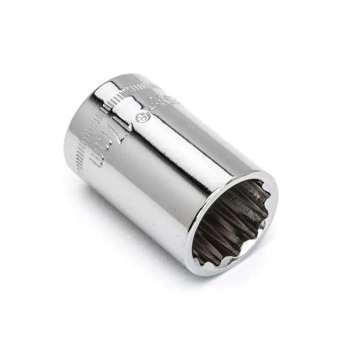 Crescent 1/2 Inch Drive 12 Point Standard Metric Socket 17mm Professional Mechanics