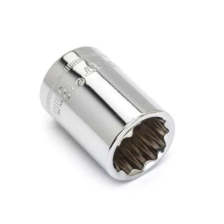 Crescent 1/2 Inch Drive 12 Point Standard Metric Socket 18mm Durable Automotive Repair