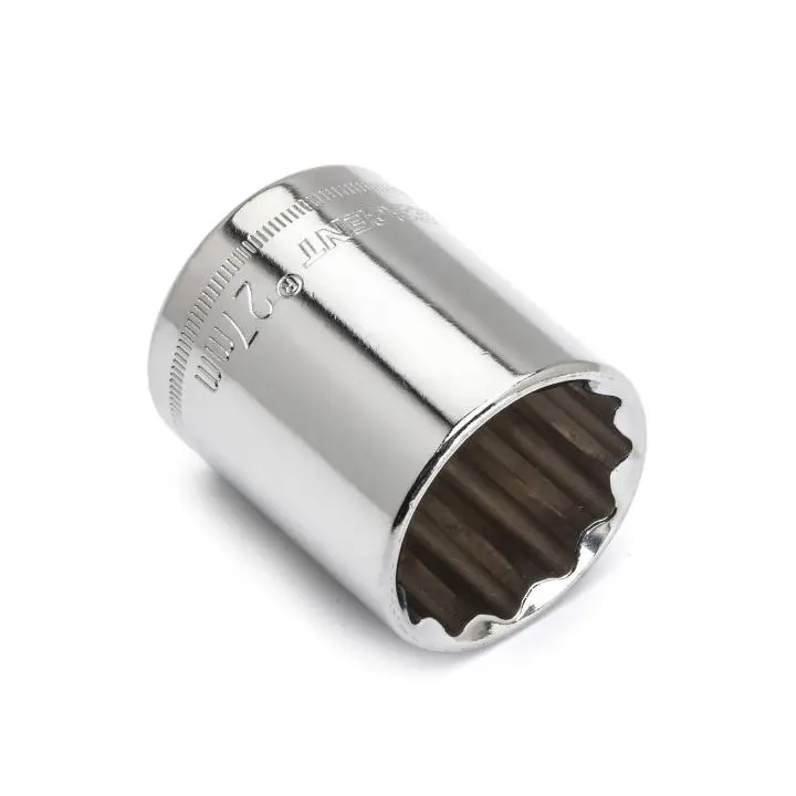 Crescent 1/2 Inch Drive 12 Point Standard Metric Socket 27mm Professional Mechanics